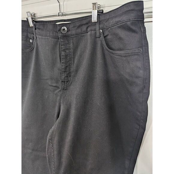 Vineyard Vines High Rise Jaime Crop Jeans women's plus size 36 black denim - Picture 2 of 6